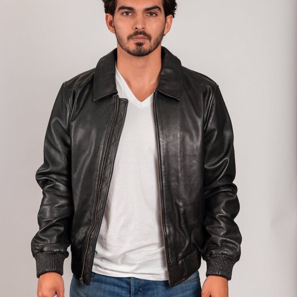 Castor - Mens Fashion Leather Jacket - Picture 1 of 6